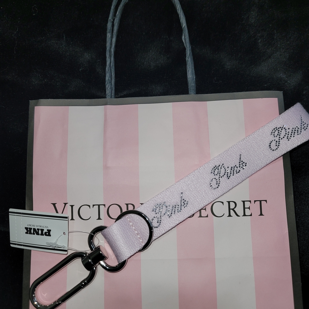 SOLD Victoria's Secret Pink Lanyard Keychain